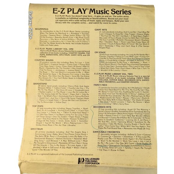 Easy Play Speed Music Songbooks Library For Guitar/Piano/Organ Deluxe Collection - Picture 15 of 16